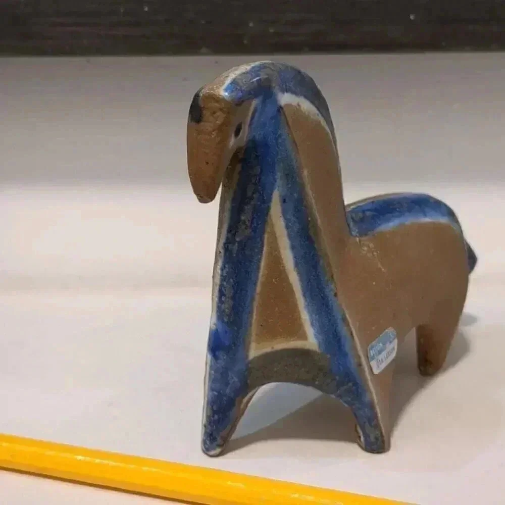 Horse figurine by Lisa  Larson - Picture 3 of 6
